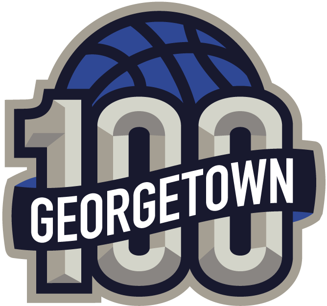 Georgetown Hoyas 2007 Anniversary Logo DIY iron on transfer (heat transfer)